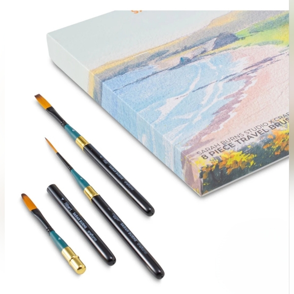 Gouache/watercolor travel brush set - Picture 4 of 4